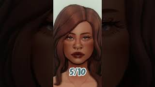 rating base game hairs! ❀ | the sims 4 | #thesims4 #shorts #sims4