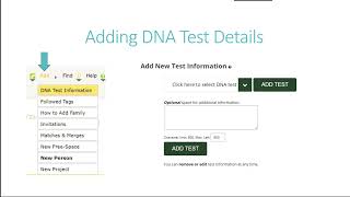 Adding your DNA information to Wikitree