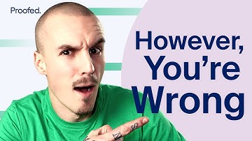 How to Punctuate "However"