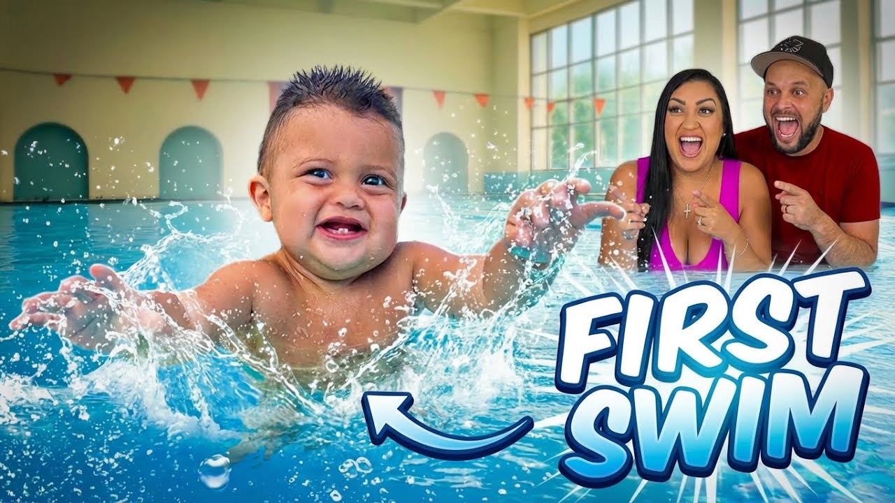 Our Son Goes To His First Swimming Classes