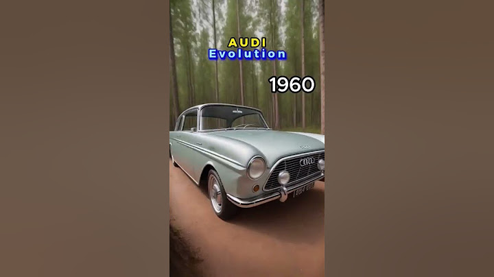 Evolution of Audi (1930-2023) Model ❤️