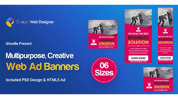 C108 - Multipurpose, Business Banners HTML5 ( GWD & PSD) | Codecanyon Scripts and Snippets