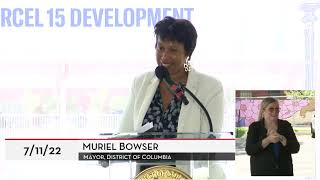 Mayor Bowser Breaks Ground on Sycamore & Oak, a New Community Space in Congress Heights, 7/11/22