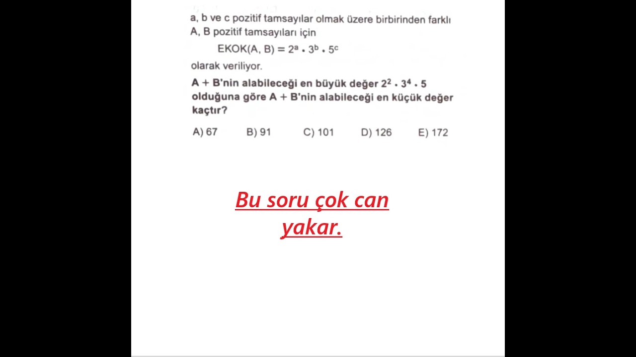 EBOB-EKOK | Bu Soru Çok Can Yakar🔥