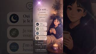 🌙 MINI RITUEL POUR CE SOIR — Revenir au calme avant de dormir