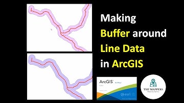 How to Make Buffer to Line Data in ArcGIS - One Minute GIS [Tutorial 12]