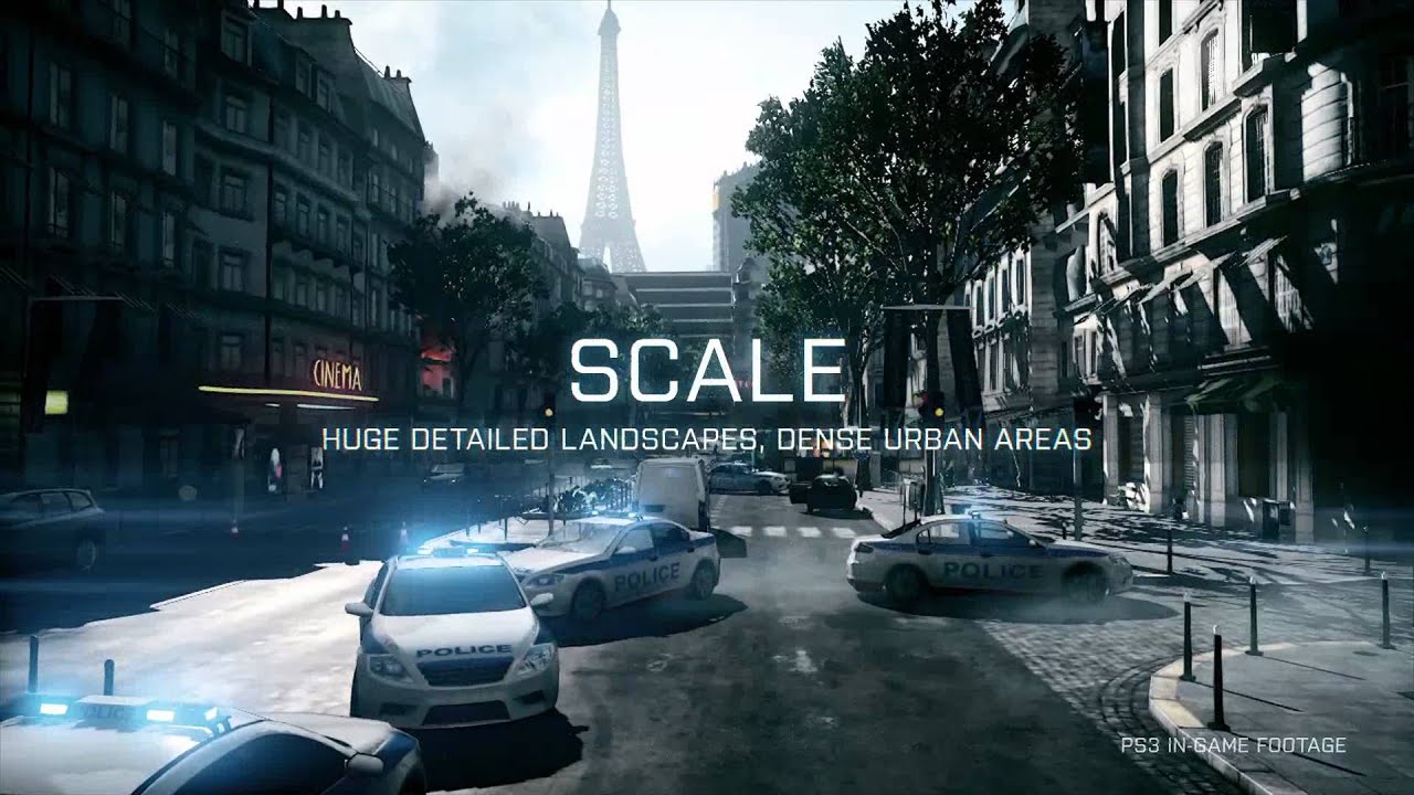 Battlefield 3 Frostbite E3 trailer