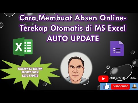 Cara Membuat Absen Online Terekap Otomatis di MS.Excel