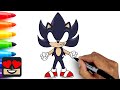 How To Draw Dark Sonic Sonic the Hedgehog