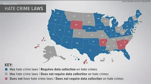 A look at states with hate crime laws
