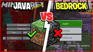 ¿MINECRAFT JAVA o BEDROCK? ¡NO COMETAS EL ERROR!