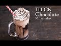 Thick Chocolate Milkshake  Chocolate Shake  Café Style Milkshake ~ The Terrace Kitchen