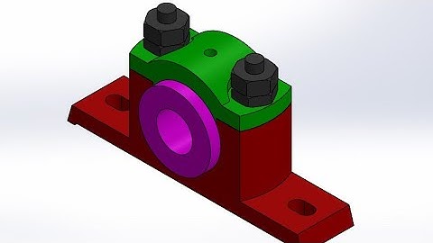 How to create an assembly | Solidworks Tutorial for Beginners| Plummer Block Assembly | Part 2