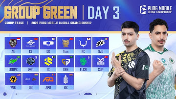 [URDU] 2025 PMGC League | Group Green Day 3 | PUBG MOBILE Global Championship