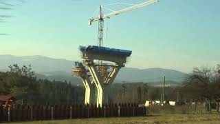 Budowa Odcinka Zakopianki 26.12.2017