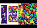 Dairy milk vs Gems vs Mentos vs Gems