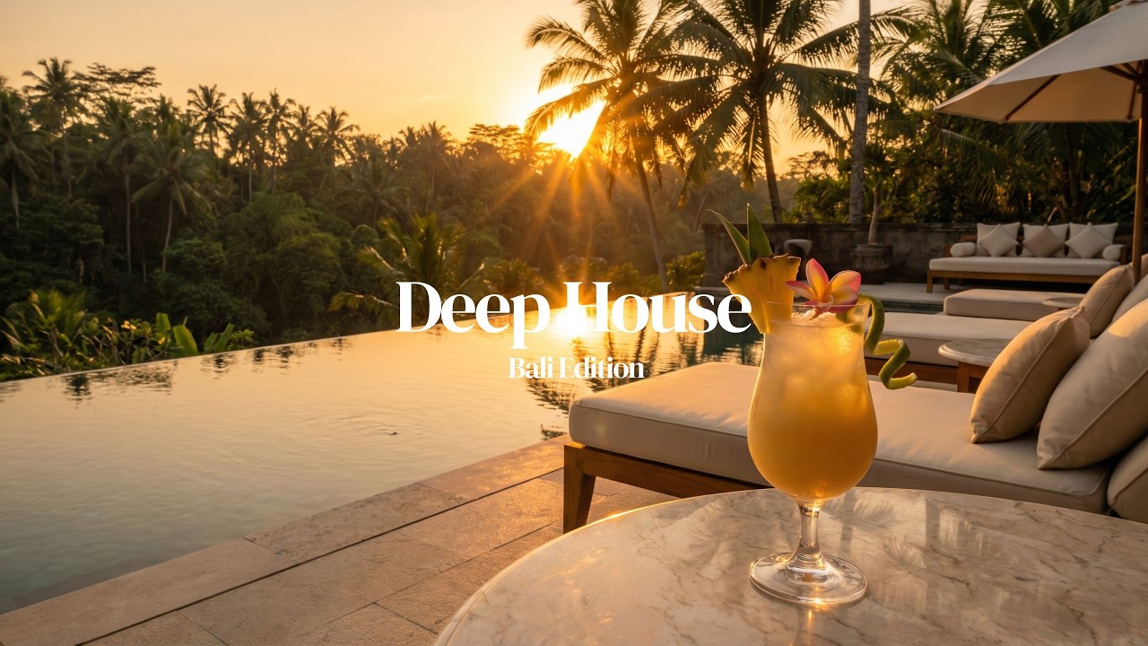 Bali Sunset Lounge ✨ Luxury Tropical Deep House Mix by the Infinity Pool