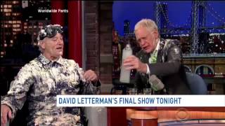 David Letterman's last show