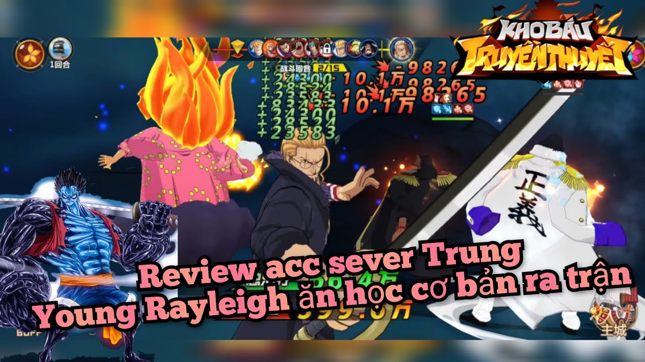 Onepiece: Young Rayleigh ra trận |Review acc sever Trung #op #kbtt # ...