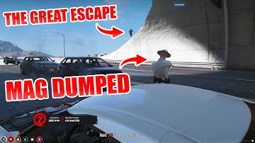 CG Get MAG DUMPED While Ramee Makes The GREAT ESCAPE 😲 | NoPixel RP | GTA | CG
