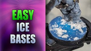 Easy Ice Bases - Warhammer 40k