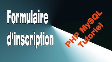 PHP MySQL : Formulaire d