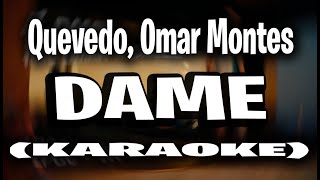 7. DAME - Quevedo, Omar Montes | DONDE QUIERO ESTAR (KARAOKE - INSTRUMENTAL) Resimi