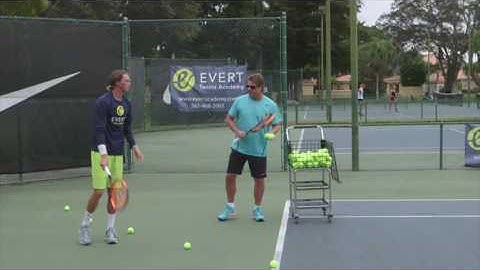 Kick Serve Walk and Hit By John Evert