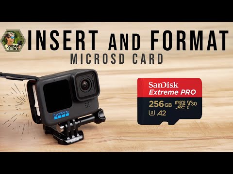 How To INSERT and FORMAT SD Memory Card | GoPro Hero 11, 10 & 9 - YouTube