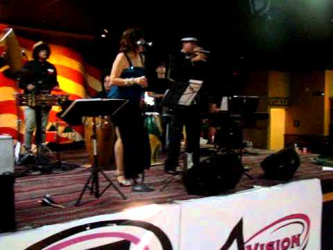 Caribe Percussion performin 'Senora Lola' at Grahm Central Station Tempe AZ, banderas festival
