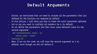 Python Default Arguments in 1 Minute