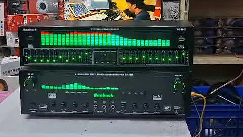 Sunbuck Hd Amplifier 5.1 & Sunbuck Equalizer Mixer #Sunbuck #amplifier #trending #dj #subwoofer