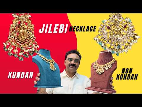 Kundan vs Non Kundan Jilebi Necklace || Radha Krishna & Padmavathi Bridal Jewellery || Vasus Vibes