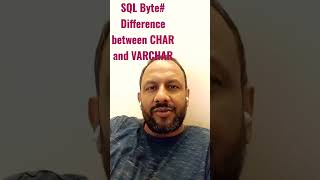 What is CHAR and VARCHAR #Sql Interview questions #shorts #youtubeshorts #short