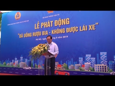 Video Lễ phát động đã uống rượu bia không được lái xe - youtube