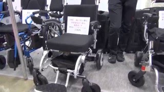 わずか2秒で開閉!? 最軽量電動車いす 「Foldawheel」 - YouTube