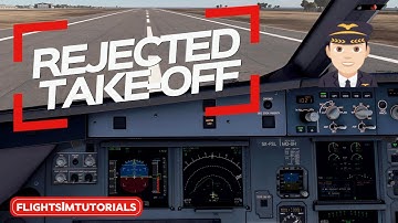 Rejected take-off-procedure explained in 60 seconds. Airbus 320 series. [English]