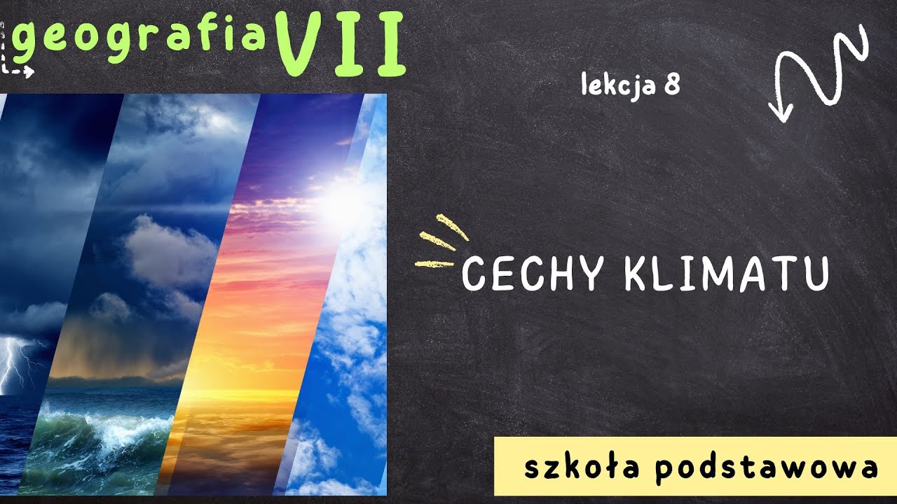 Geografia klasa 7 [Lekcja 8 - Cechy klimatu] - YouTube