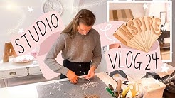 Studio Vlog 24 - Making Etsy Orders & Designing a Wooden Pin