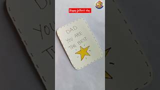 Dad, You Are My Star ⭐❤️ ⭐✨| Easy Father's Day Mini Card DIY💓🌸 #Shorts#FathersDay #FathersDayCard