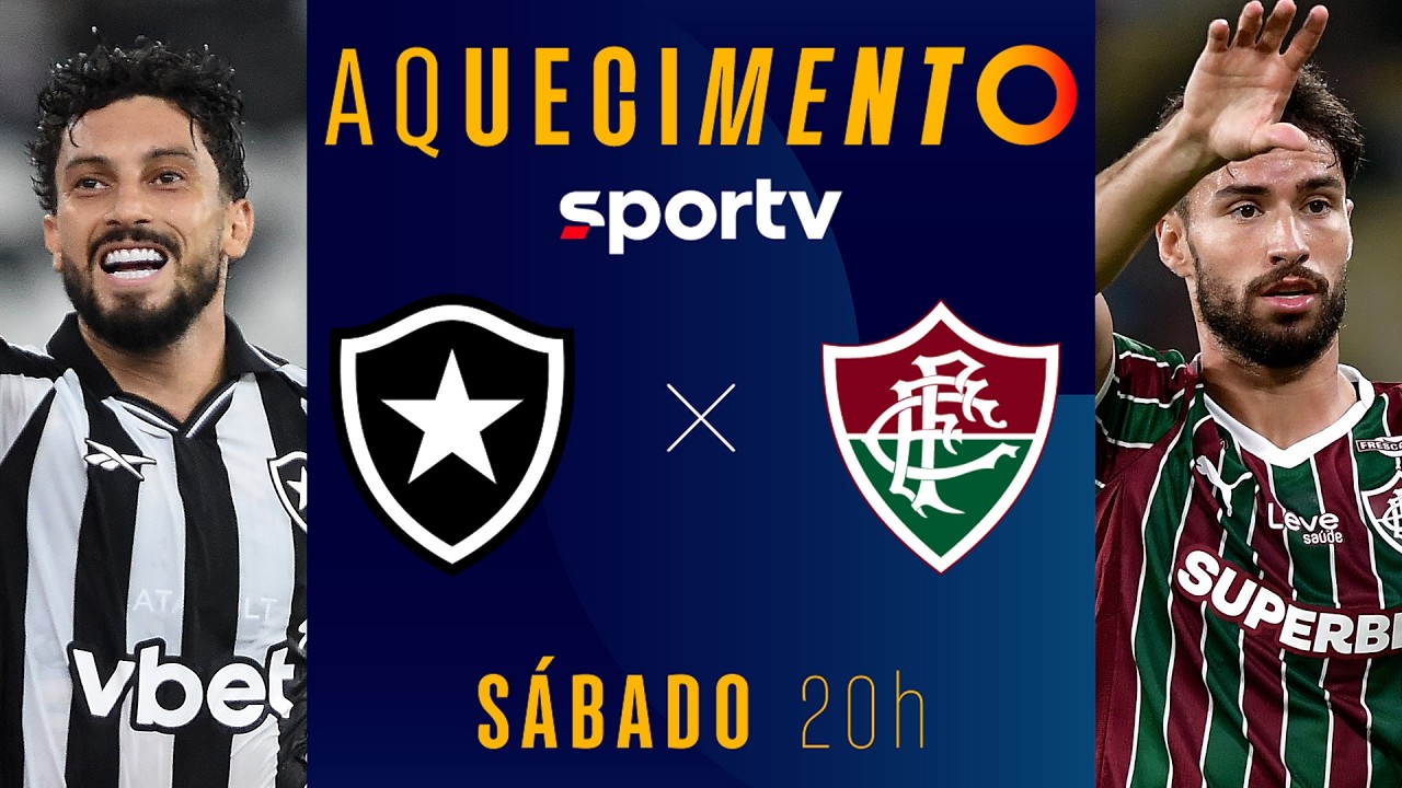 BOTAFOGO X FLUMINENSE | AQUECIMENTO AO VIVO | BRASILEIRÃO 2026 | #live | sportv
