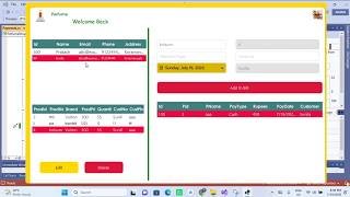 Perfume Shop Management System Using C# Mysql Server and Visual Studio screenshot 4