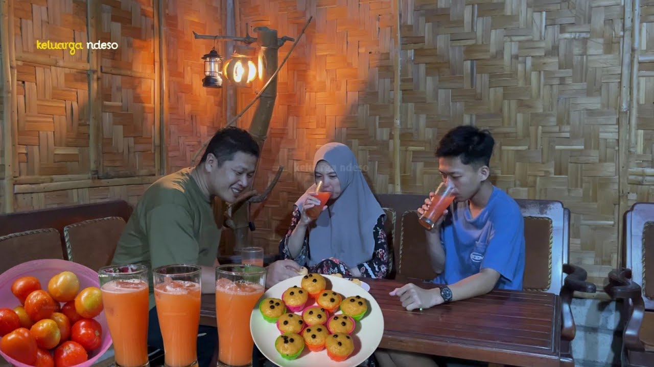 Ternyata tomat di bikin kue enak banget,kue tomat,jus tomat super nikmat,masak di desa 