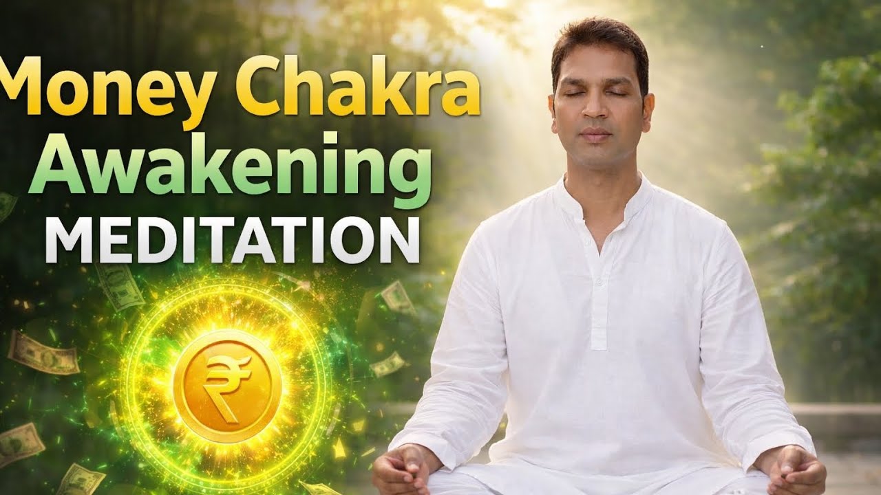 Money Chakra Healing Meditation | धन प्रवाह खोलने की ध्यान विधि with Harendra 