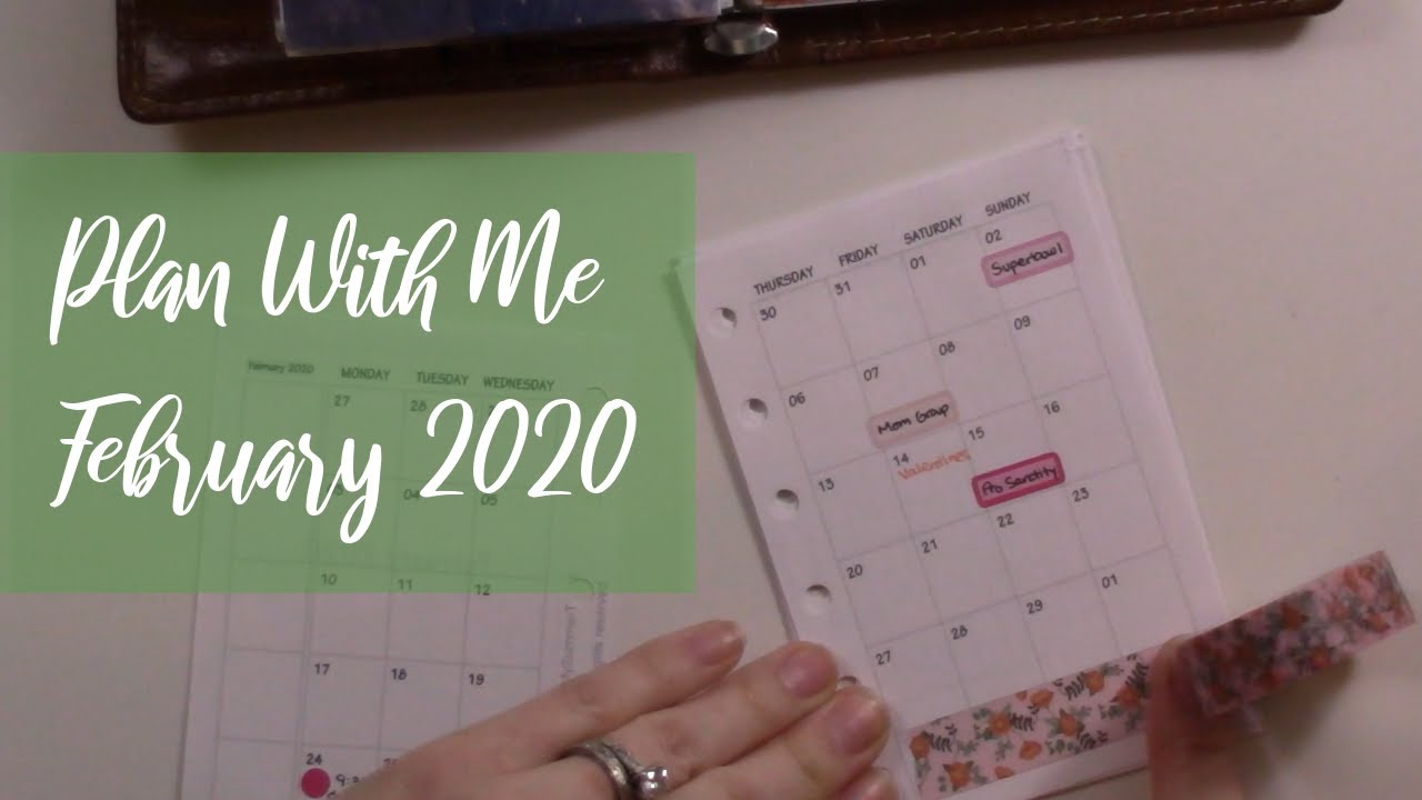 February 2020 Plan With Me | MySummerTouch Monthly