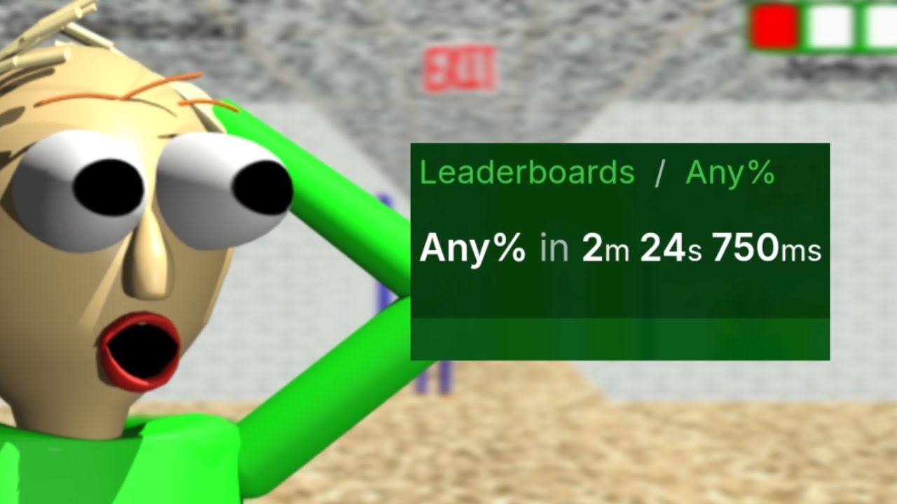 ПОБИЛ МИРОВОЙ РЕКОРД В БАЛДИ? | Baldi Basic's Challenges Plus