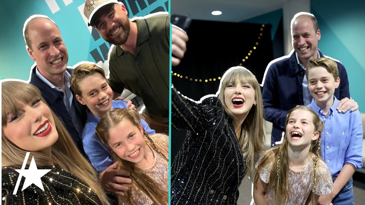 Taylor Swift Takes ROYAL SELFIE w/ Prince William, Prince George, Princess Charlotte & Travis Kelce