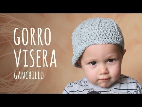 Tutorial Gorro Con Visera Ganchillo | Crochet (Todas las Tallas) -
