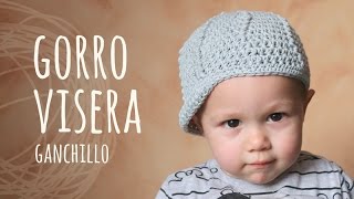 Tutorial Gorro Con Visera Ganchillo | Crochet (Todas las Tallas)