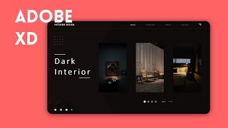 Interior Dark Web Design | Landing Page UI | UI/UX Design | Speed Design screenshot 5